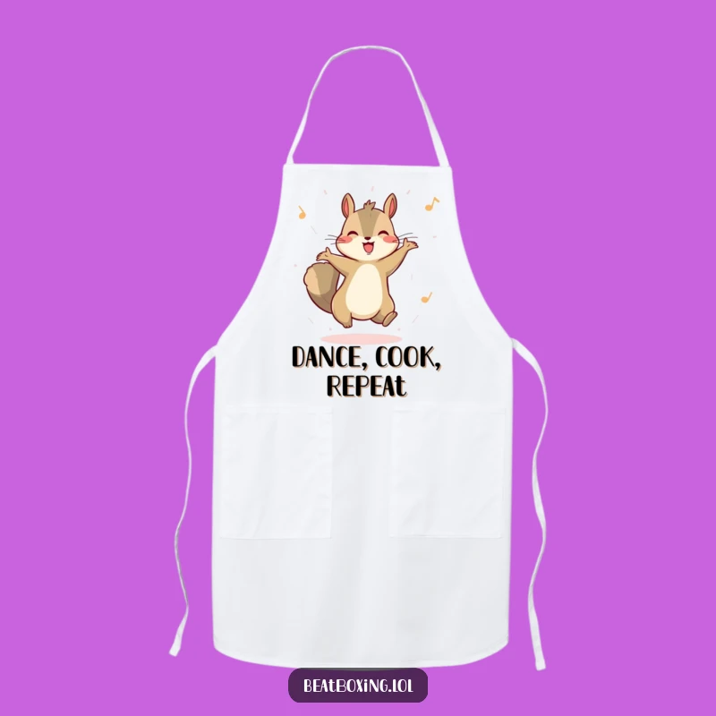 Funny Squirrel Dancer Apron: Cook with Happy Feet!