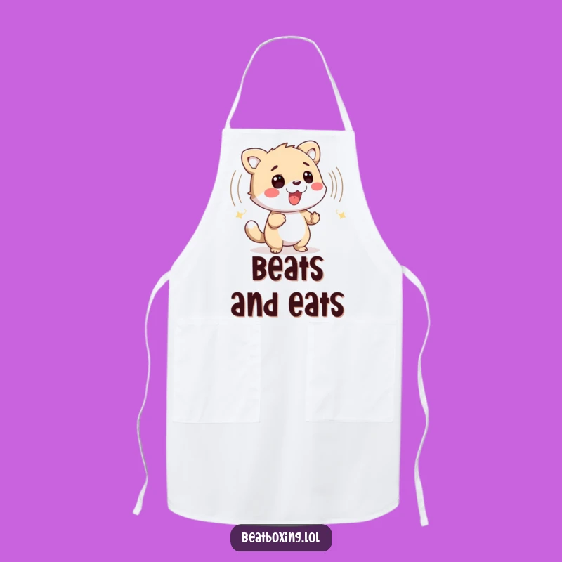 Funny Animal Chef Apron - Delicious Percussive Sound Wave Cooking
