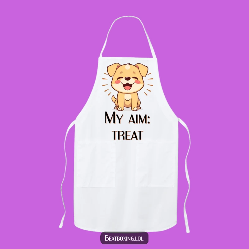 Funny Dog Barker Apron: Kitchen Barks, Happy Chef Gift