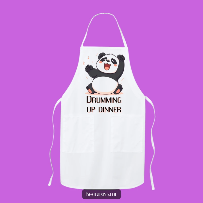 Funny Panda Belly Slap Apron: Hilarious Percussive Kitchen Gift