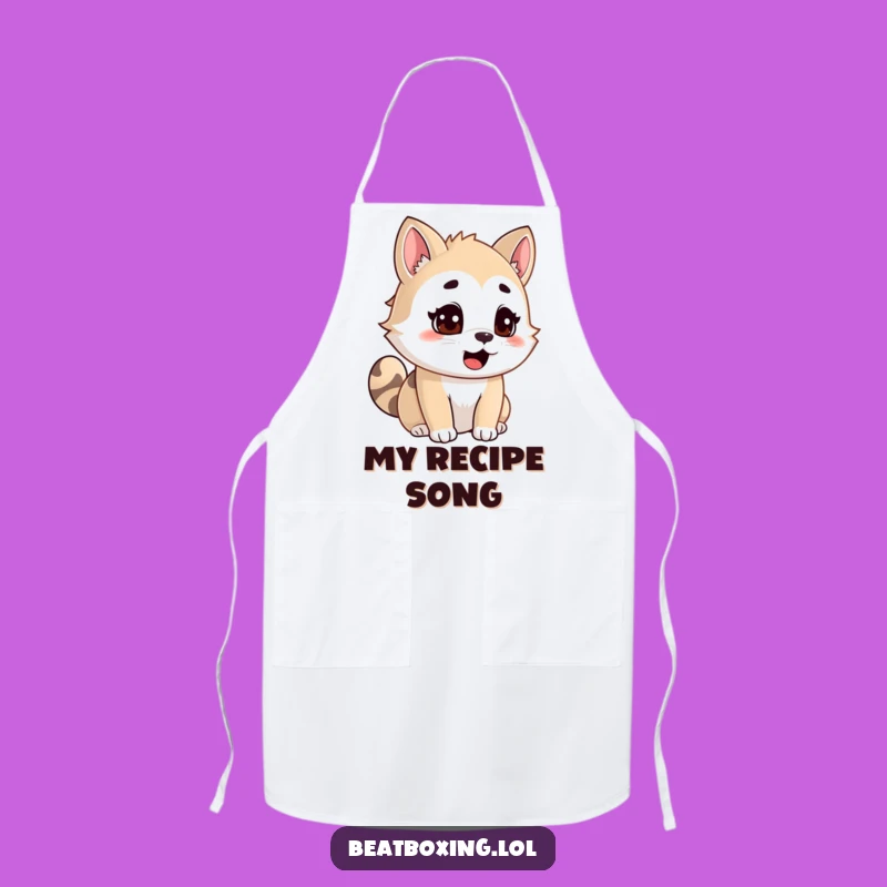 Funny Animal Apron: Focused Chef, Vocalizing Kitchen Fun, Perfect Cooking Gift!