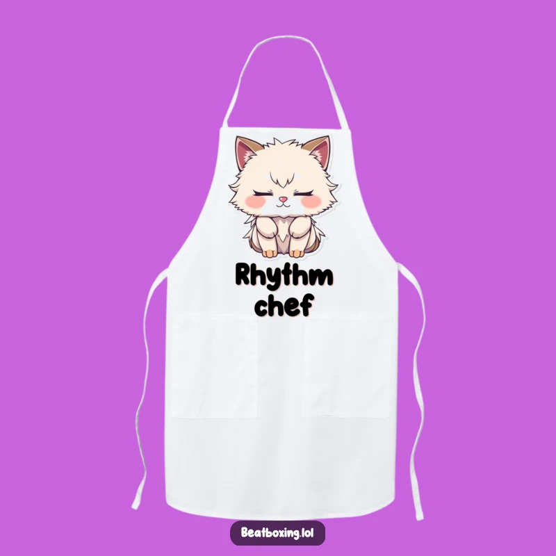 Funny Focused Rhythm Apron: Create with Musical Depth!