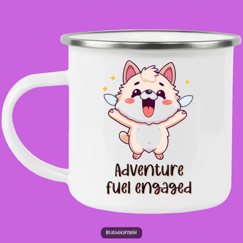 Funny Fuzzy Animal Camping Mug: Fuel Your Adventures with Energy and Laughs!