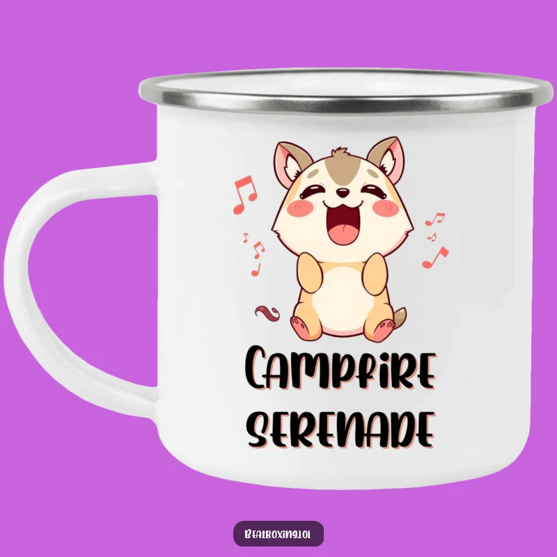 Funny Animal Sound Camping Mug: Musical Drinkware for Happy Campers
