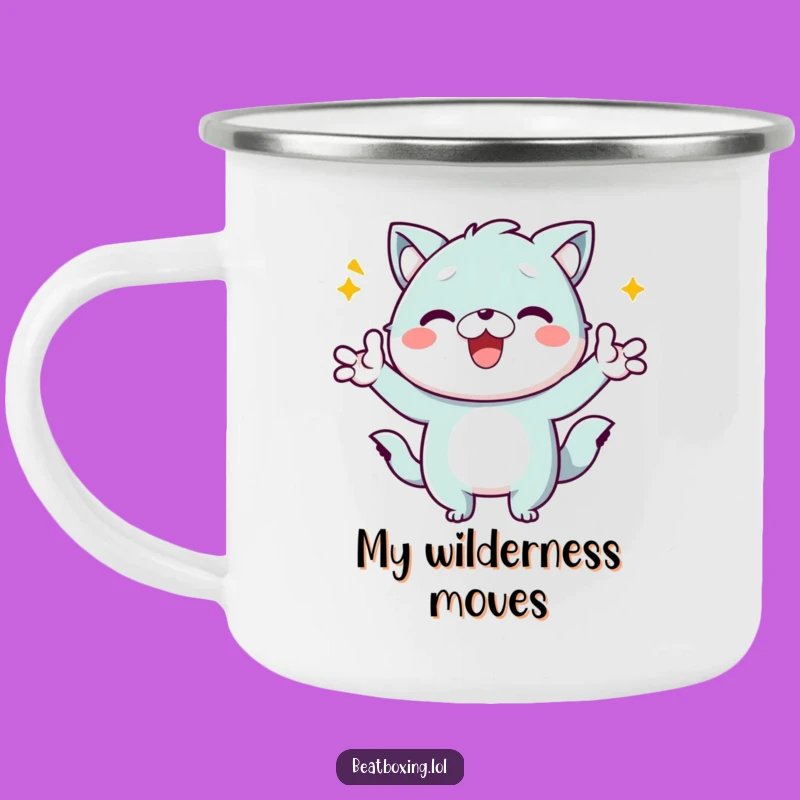 Funny Kawaii Animal Camping Mug: Energetic, Durable & Hilarious Outdoor Adventure Gift!