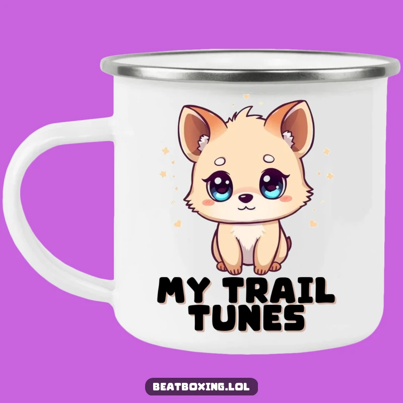 Funny Tiny Animal Camping Mug: Rhythmic Outdoor Fun, Bright-Eyed Companion, Perfect Gift!