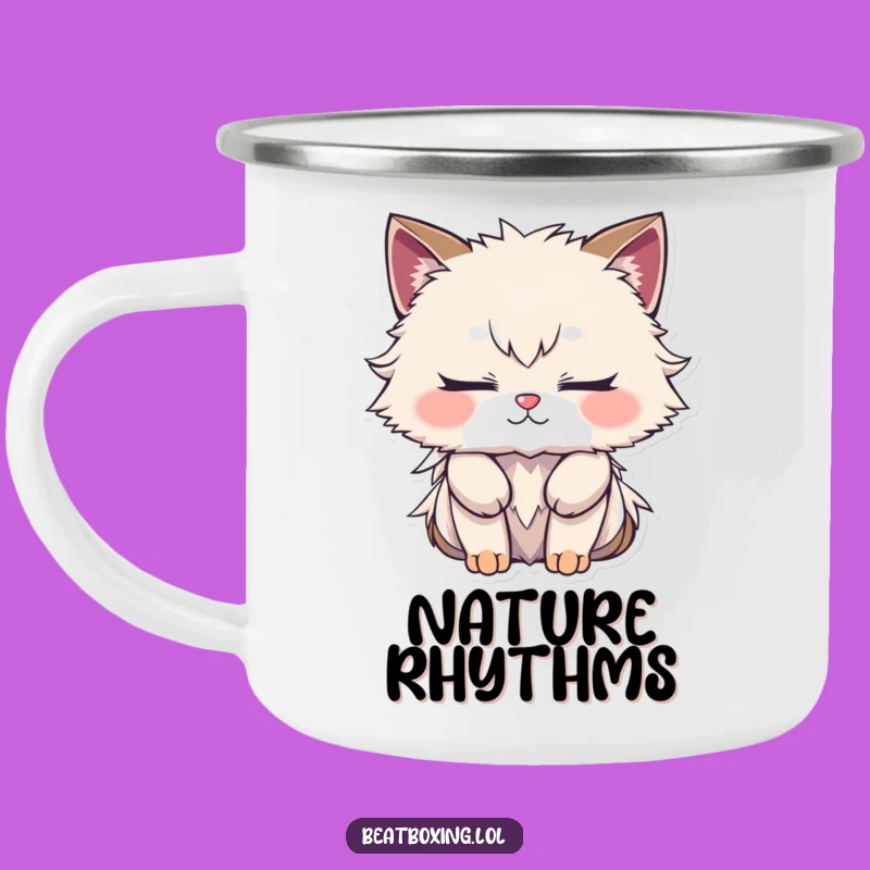 Funny Focused Rhythm Camping Mug: Create Your Beat Anywhere!