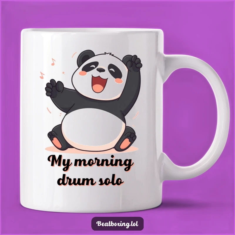 Funny Panda Belly Slap Mug: Hilarious Percussive Gift for Panda Lovers