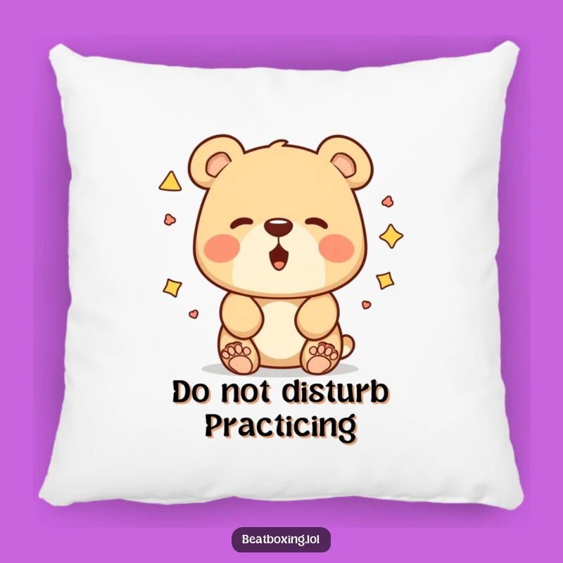 Funny Bear Sound Experiment Pillow: Cuddle Up with Comedic Sounds