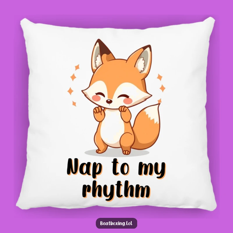 Funny Fox Paw Beat Pillow: Cuddle Up with this Playful Comfort, a Delightful Funny Gift!