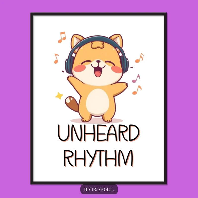 Funny Head Bobbing Animal Digital Art: Instant Rhythm Decor!