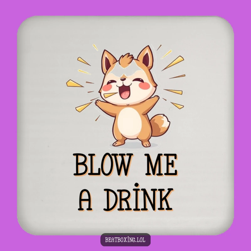 Funny Animal Breath Coaster - Protect Surfaces with Rhythm