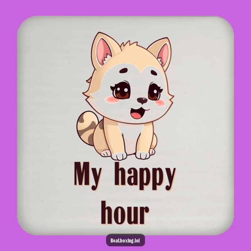 Funny Animal Coaster Set: Focused Protection, Vocalizing Charm, Hilarious Gift!