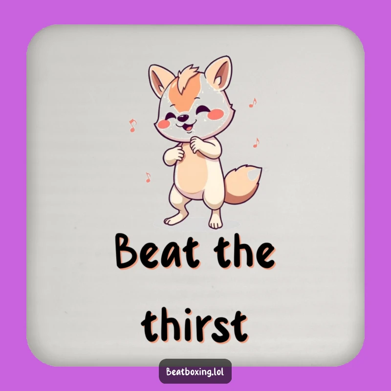 Funny Animal Rhythm Coaster - Protect Surfaces with Beats