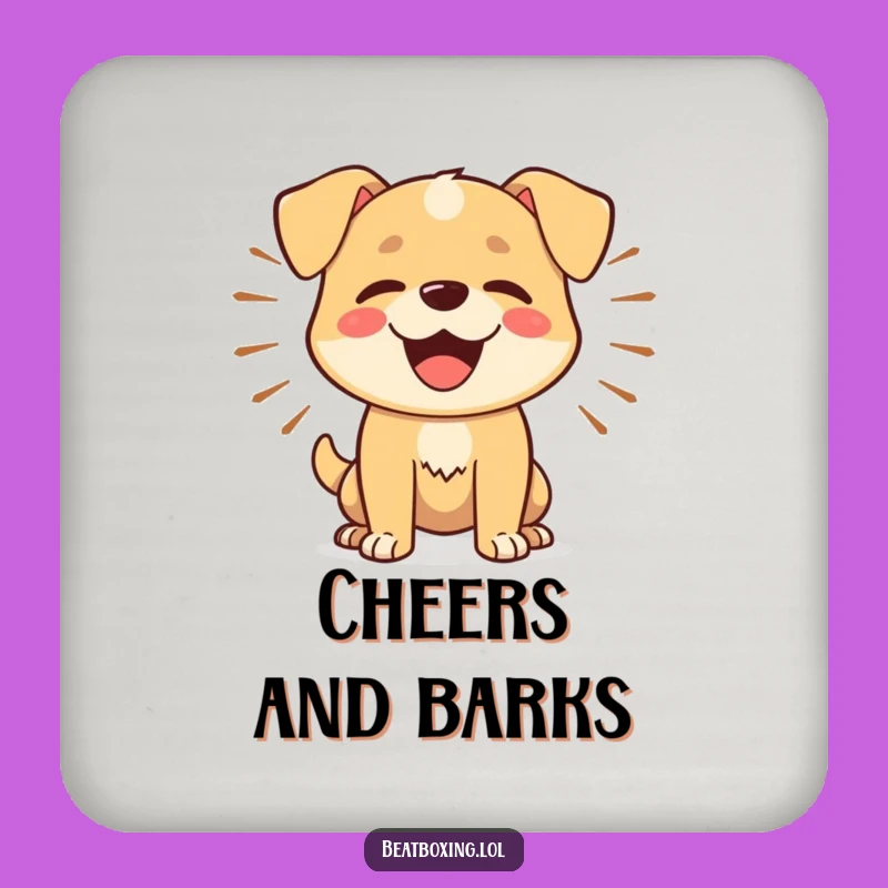 Funny Dog Barker Coaster: Bark Protection, Stylish Gift