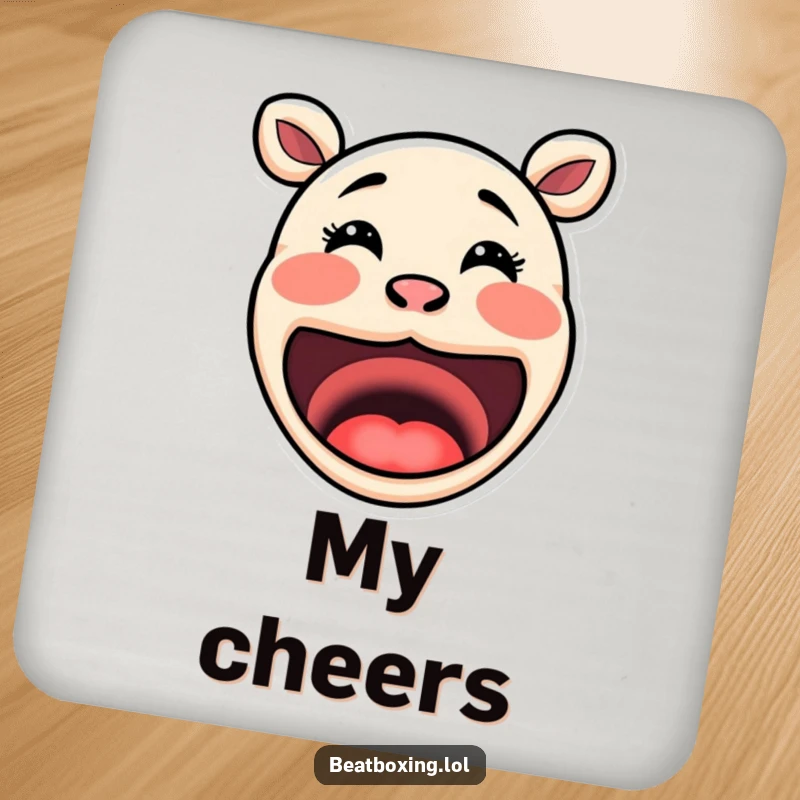 Funny Mouth Coasters: Adorable exaggerated mouth shapes creating distinct sound visuals, protecting surfaces with humor.