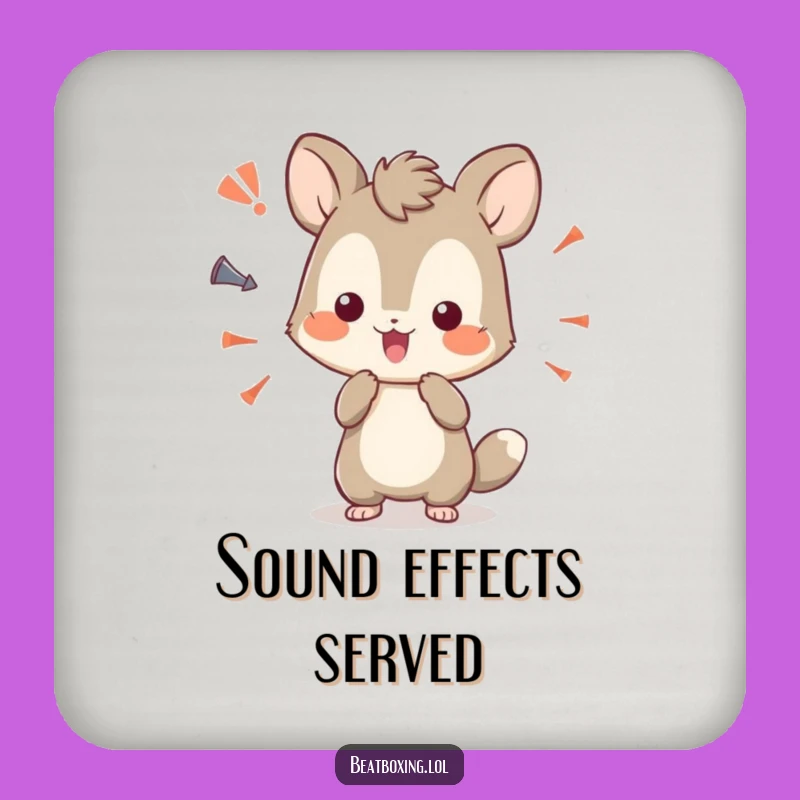 Funny Sound Explorer Animal Coaster: Protect Surfaces with Playful Sounds