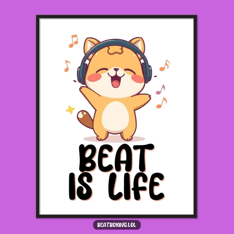 Funny Head Bobbing Animal Poster: Wall Art That Grooves!