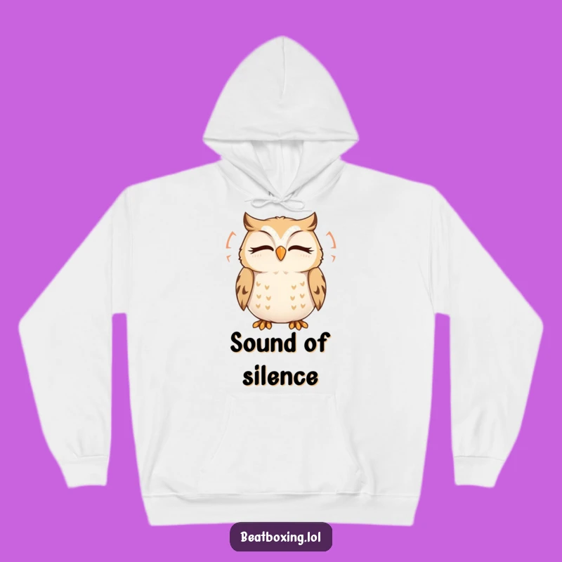 Funny Owl Hum Hoodie: Cozy Up with this Peaceful Character Hoodie, an Awesome Funny Gift!