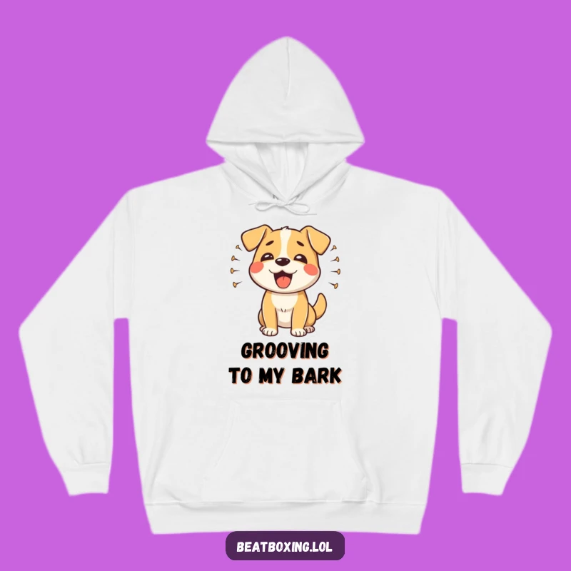 Funny Happy Dog Barking Hoodie: Cozy Comfort with Rhythmic Barks