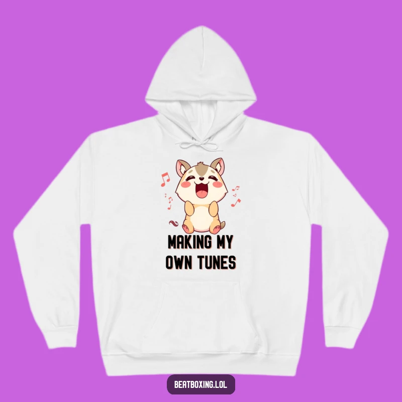 Funny Animal Sound Hoodie: Cozy Character Jamming Out, Great Gift