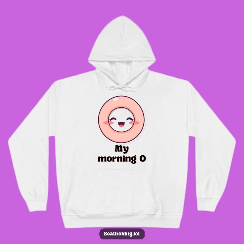 Funny O-Mouth Hoodie - Cozy Sound, Perfect Gift for Music Lovers