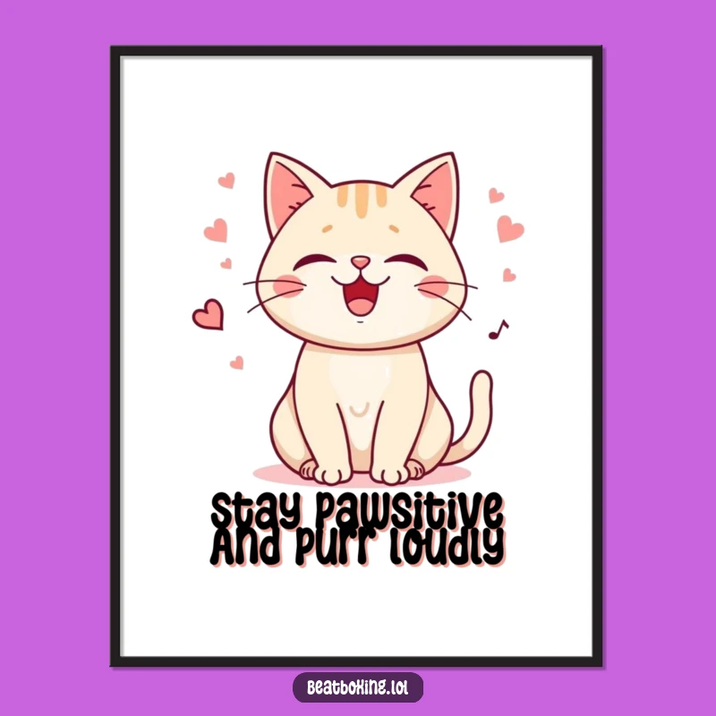 Funny Free Printable Cat Wall Art: Meow Purr! Hilarious Downloadable Art for Cozy Decor