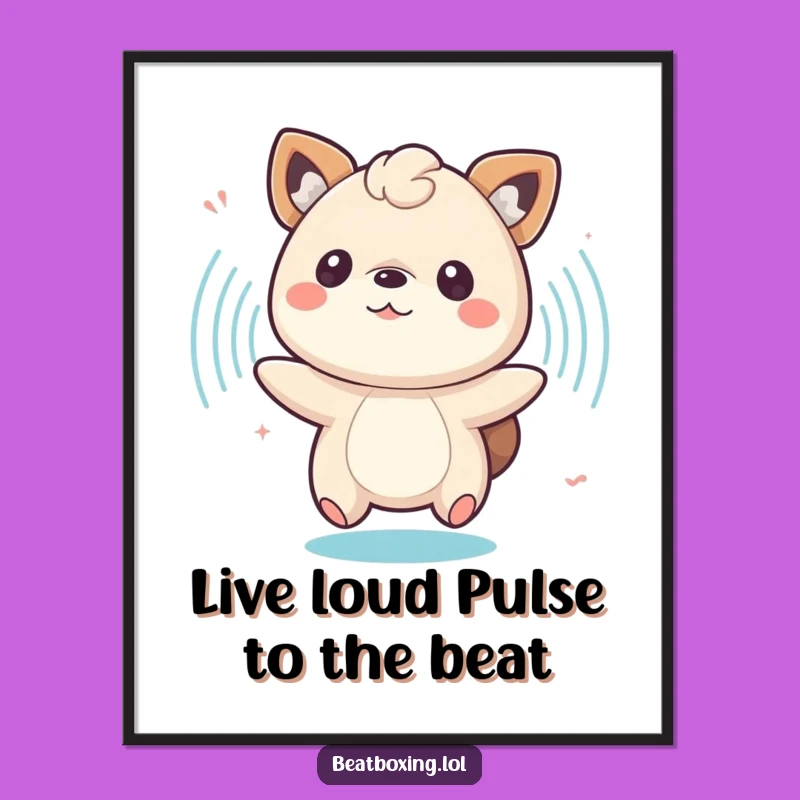 Funny Free Printable Wall Art: Bouncing Animal Sound Waves Decor