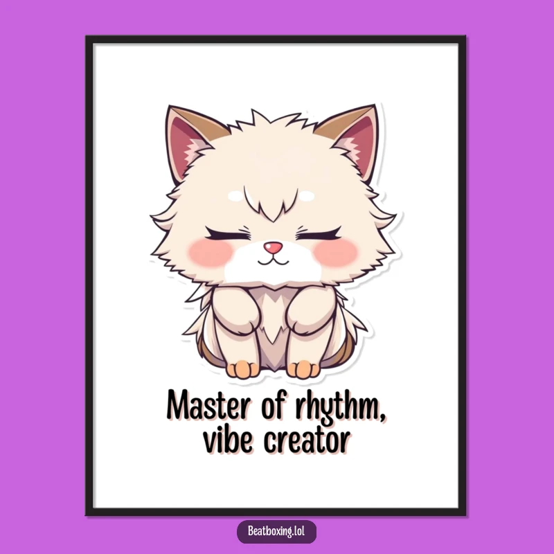 Funny Free Printable Wall Art: Focused Rhythm Animal - Quirky Downloadable Decor