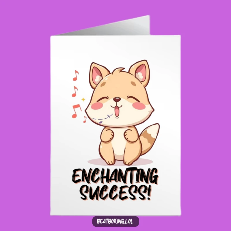 Free Printable Congrats Card: Whimsical Music Conjurer, Enchanting Downloadable Gift