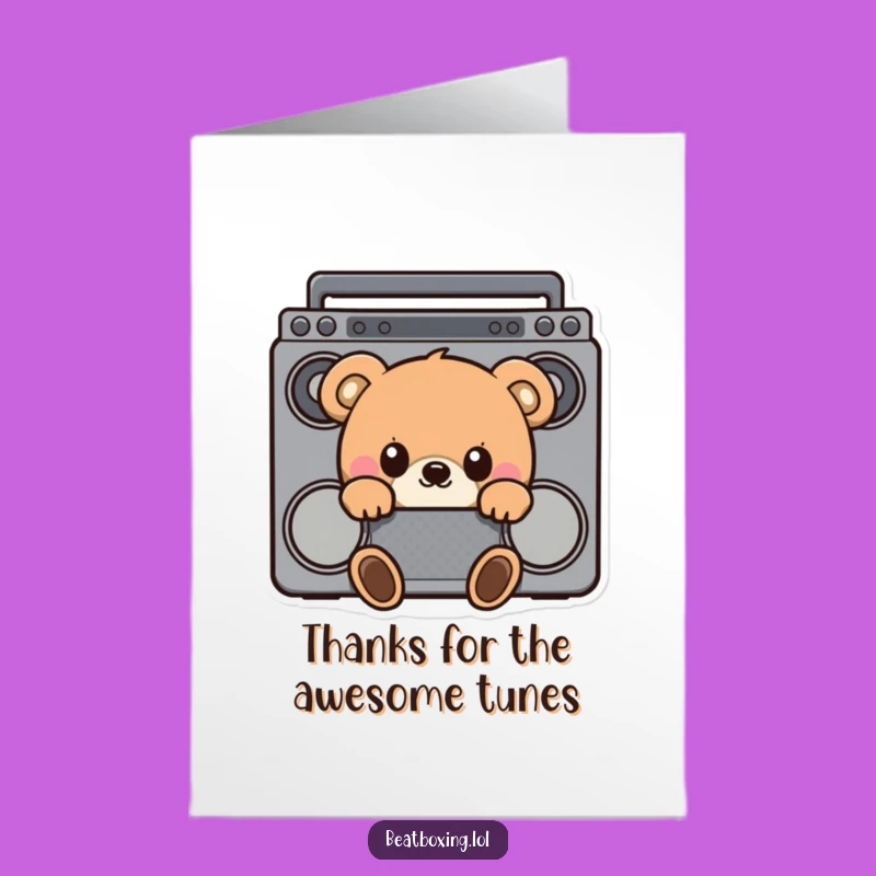 Free Printable Thank You Card: Curious Bear Hiding, Funny Downloadable Appreciation Gift