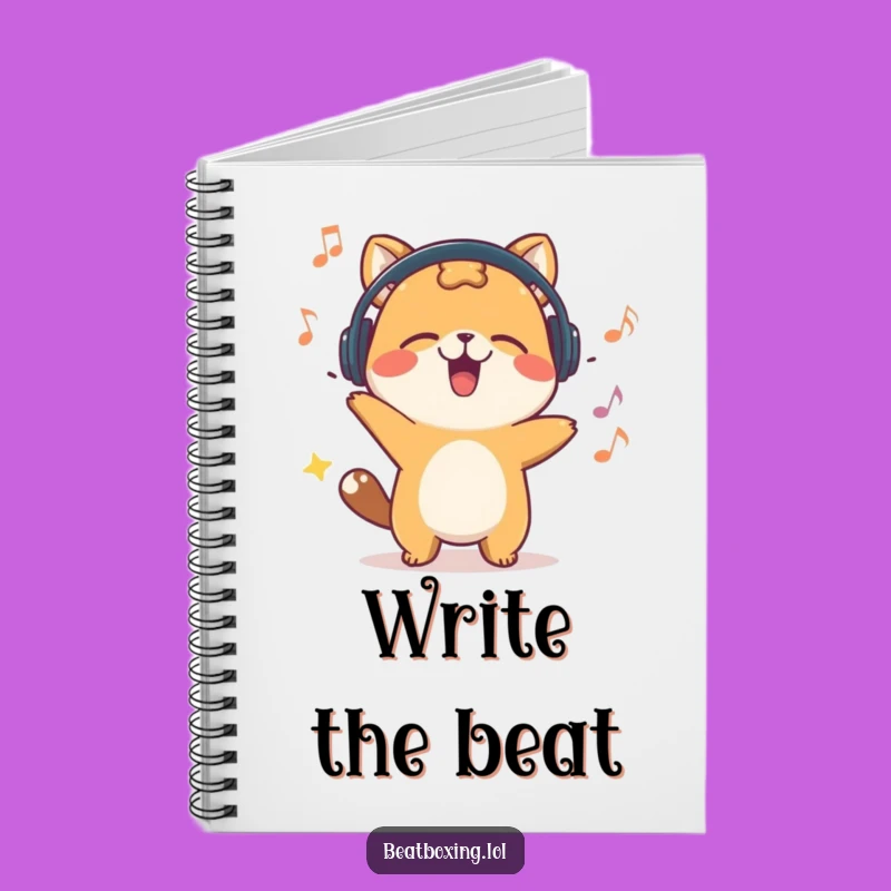 Funny Head Bobbing Animal Notebook: Jot Down Your Musical Thoughts!