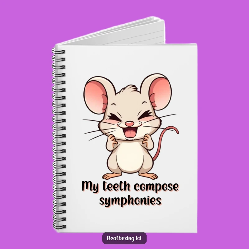 Funny Mouse Beatboxer Notebook: Jot Down Your Rhythmic Ideas