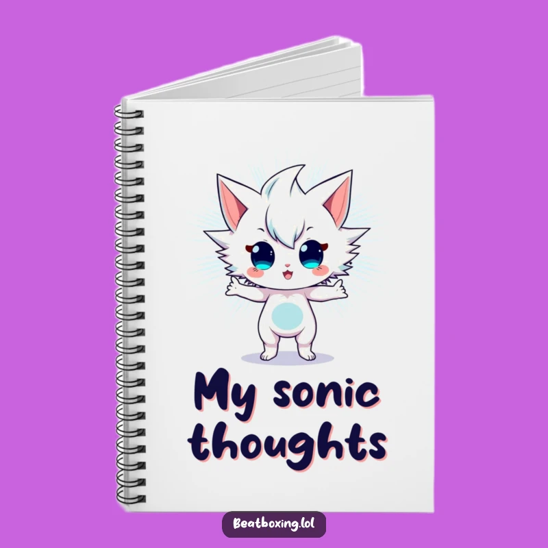 Funny Sonic Vibration Notebook - Jot Down Energy, Perfect Gift for Ideas