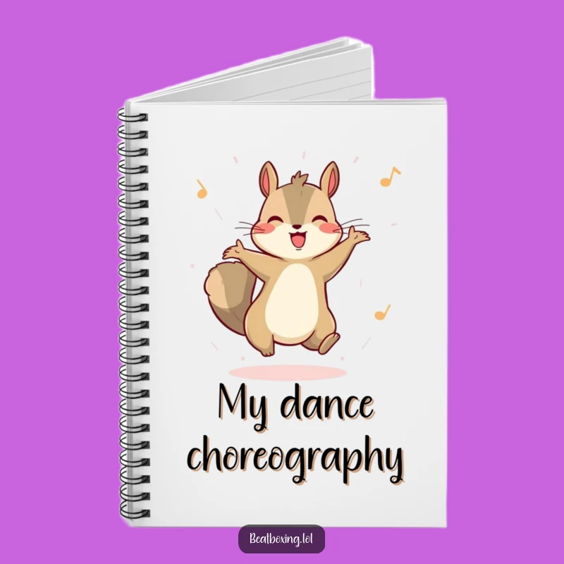 Funny Squirrel Dancer Notebook: Jot Down Your Grooves!