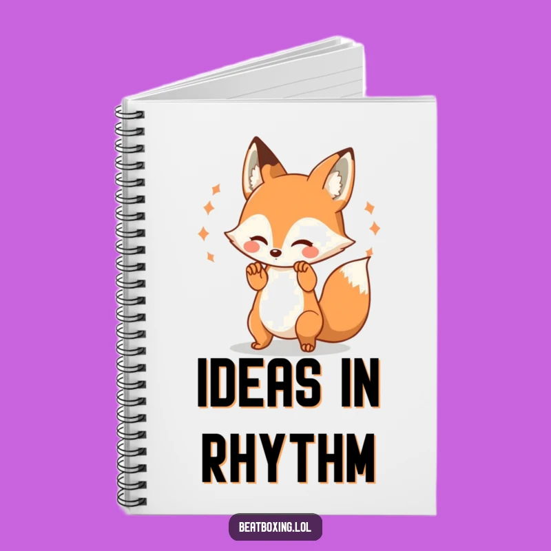 Funny Fox Beat Notebook: Jot Down Ideas with this Playful Fox, an Excellent Funny Gift!