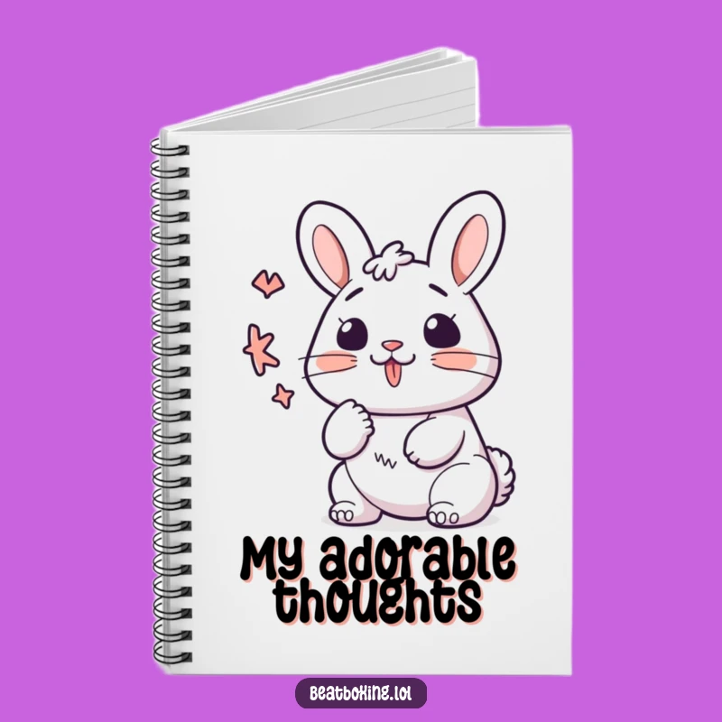 Funny Kawaii Bunny K-Sound Notebook - Cute Vocalizer Journal Gift