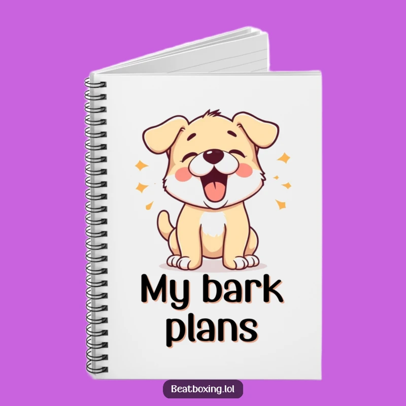 Funny Barking Puppy Notebook: Capture Your Thoughts with Enthusiasm! A Spirited Funny Gift.