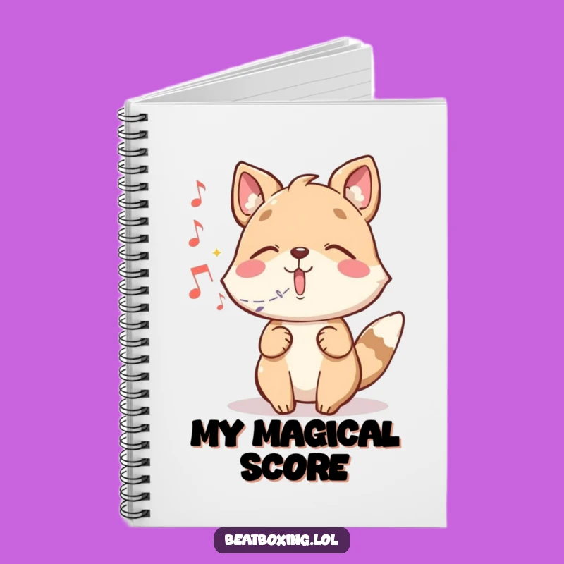 Funny Magic Music Animal Notebook: Write Down Your Melodies with Magic