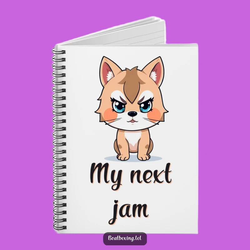 Funny Beat-Focused Animal Notebook: Write with Musical Concentration!