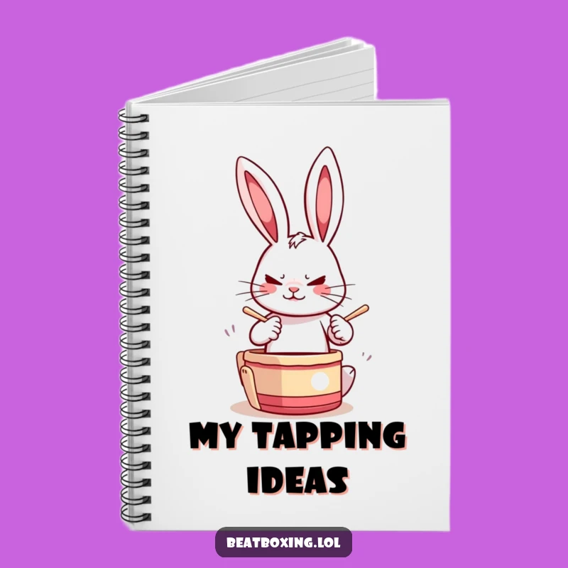Funny Drumming Rabbit Notebook: Jot Down Rhythms! A Musical Funny Gift.