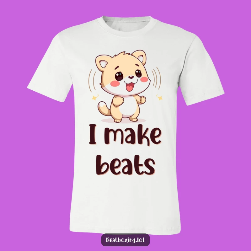 Funny Animal Beat Maker T-Shirt - Awesome Percussive Sound Wave Tee