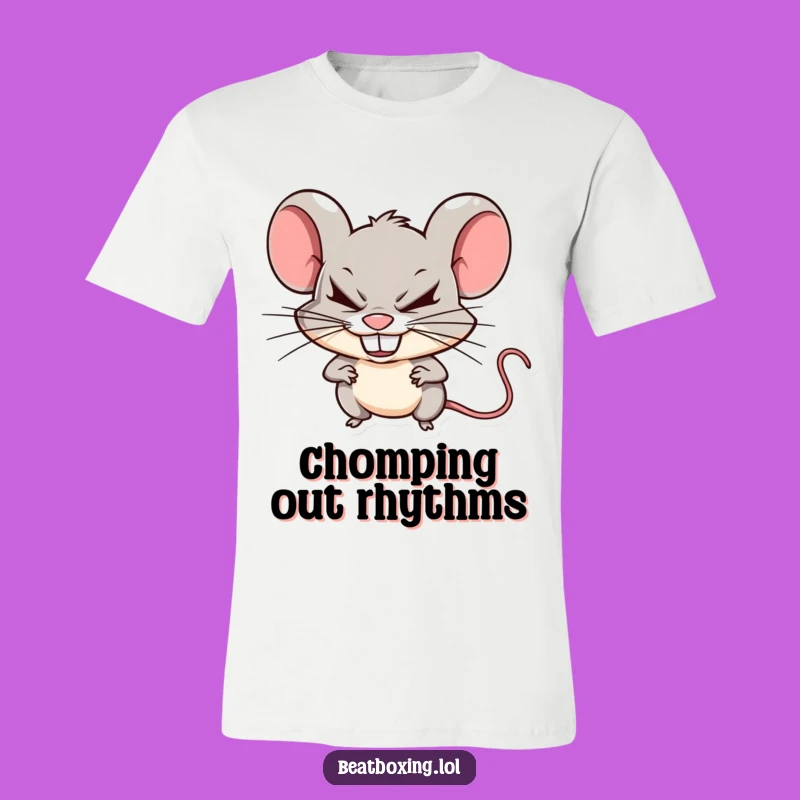 Funny Mischievous Mouse Clicking T-Shirt: Wear the Sharp Beats