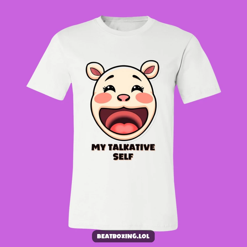 Funny Mouth T-Shirt: Exaggerated Sounds, Adorable Expression, Perfect Fun Wear Gift!