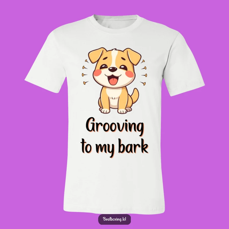 Funny Happy Dog Barking T-Shirt: Wear the Joyful Rhythm