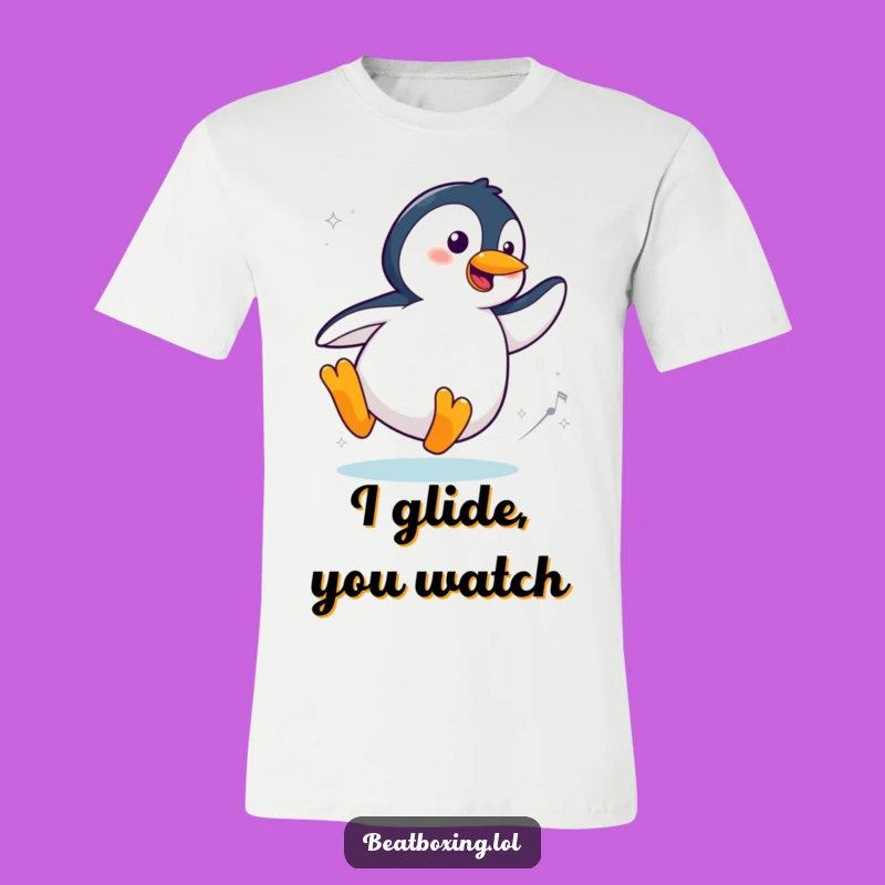 Funny Cool Penguin T-Shirt: Show Off Your Moves! A Trendy Funny Gift.
