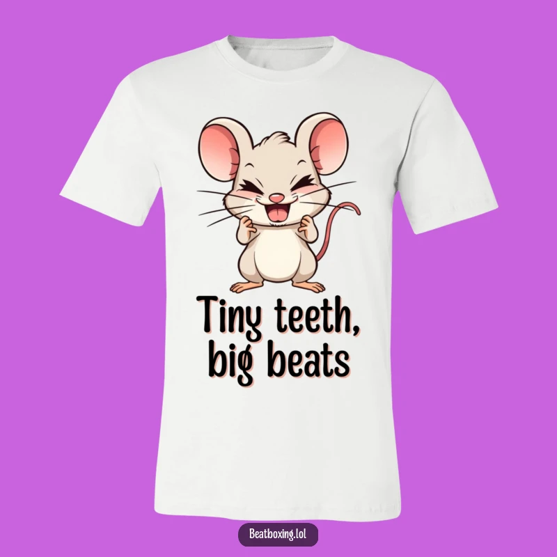 Funny Mouse Beatboxer T-Shirt: Express Your Musical Talent with this Hilarious Tee