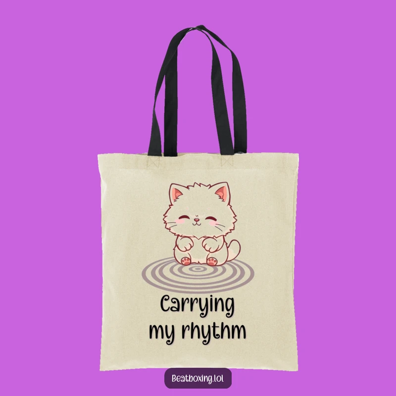 Funny Cat Paws Pattern Tote Bag Cute Carry-All Gift