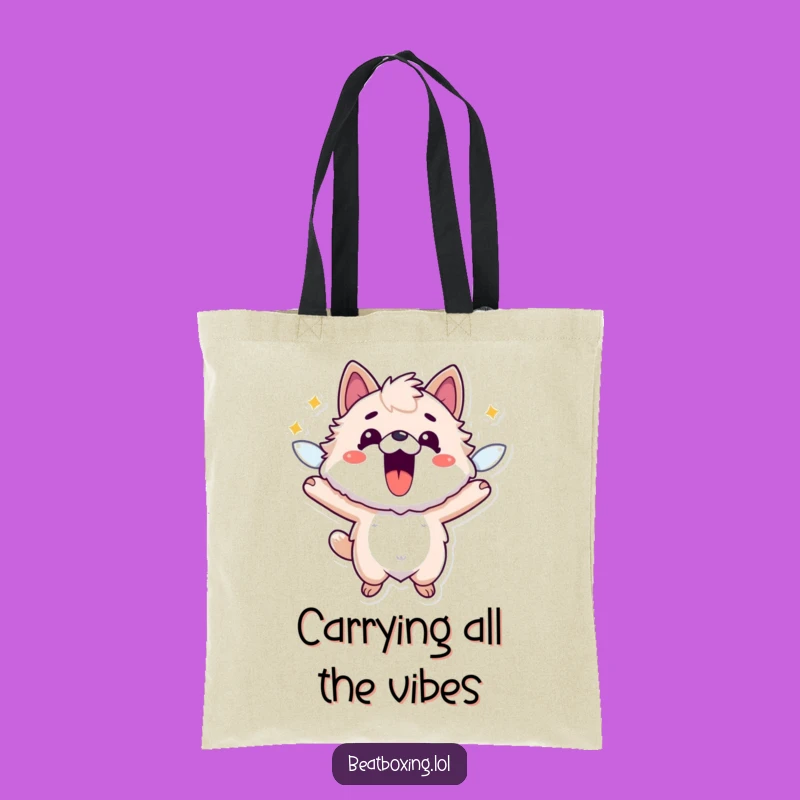 Funny Fuzzy Animal Tote Bag: Carry Your Energy and Essentials!